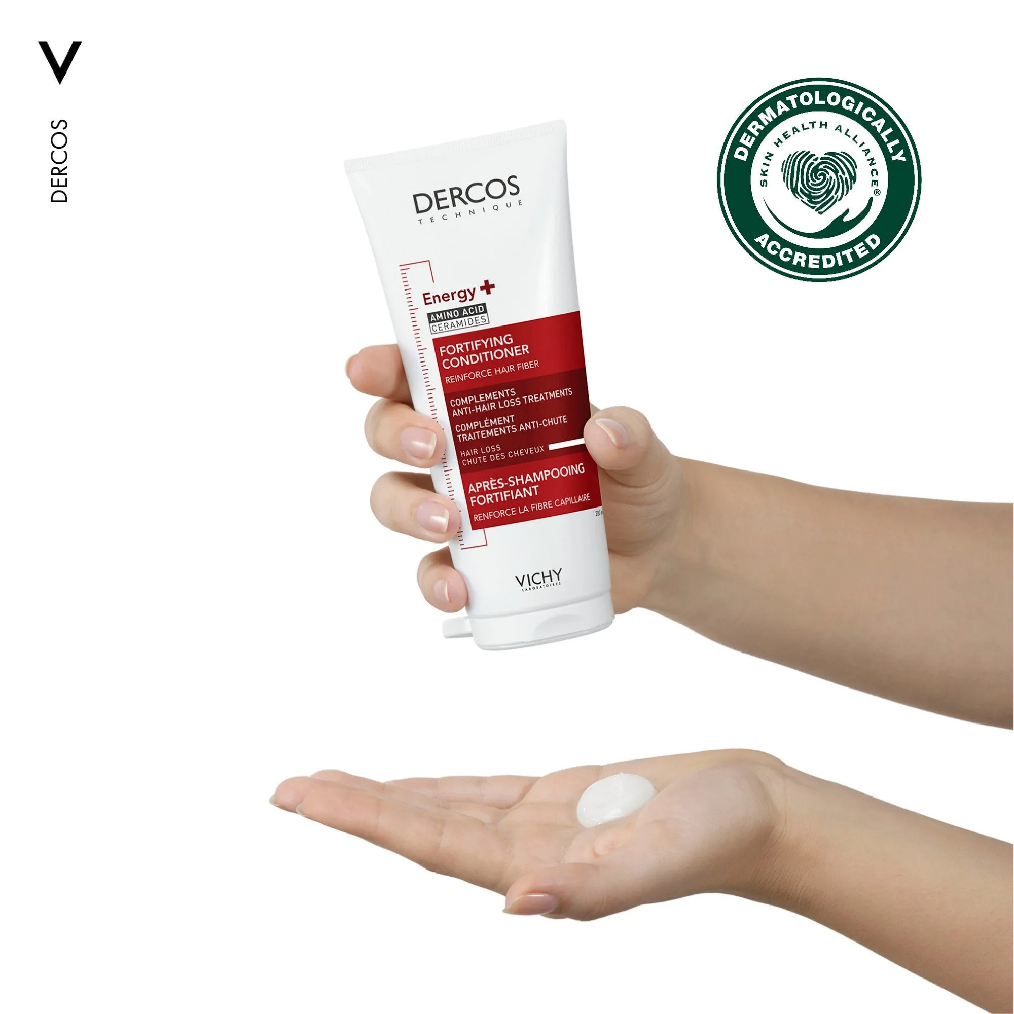 Vichy Dercos Energy  Fortifying Conditioner for Hair Loss Due to Breakage 200ml