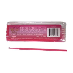Vlash Microfiber Brush (1.0 mm), 10 pack