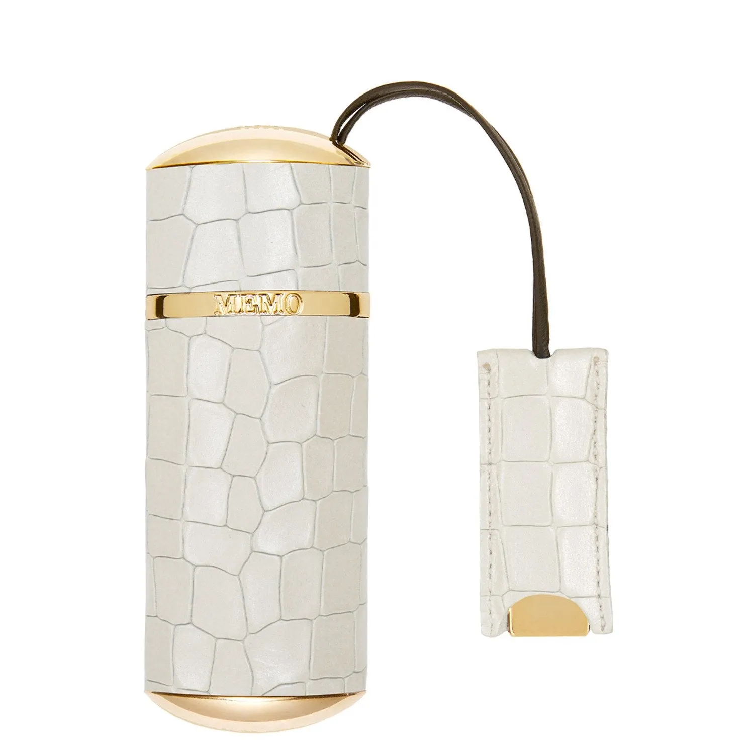White Crocodile Travel Case