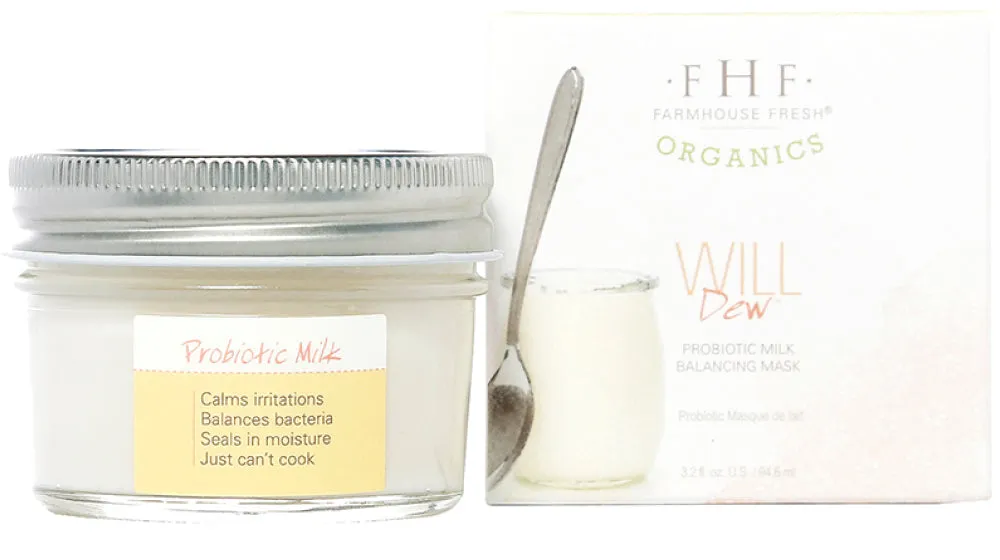 Will Dew? Organic Probiotic Milk Balancing Mask | Farmhouse Fresh