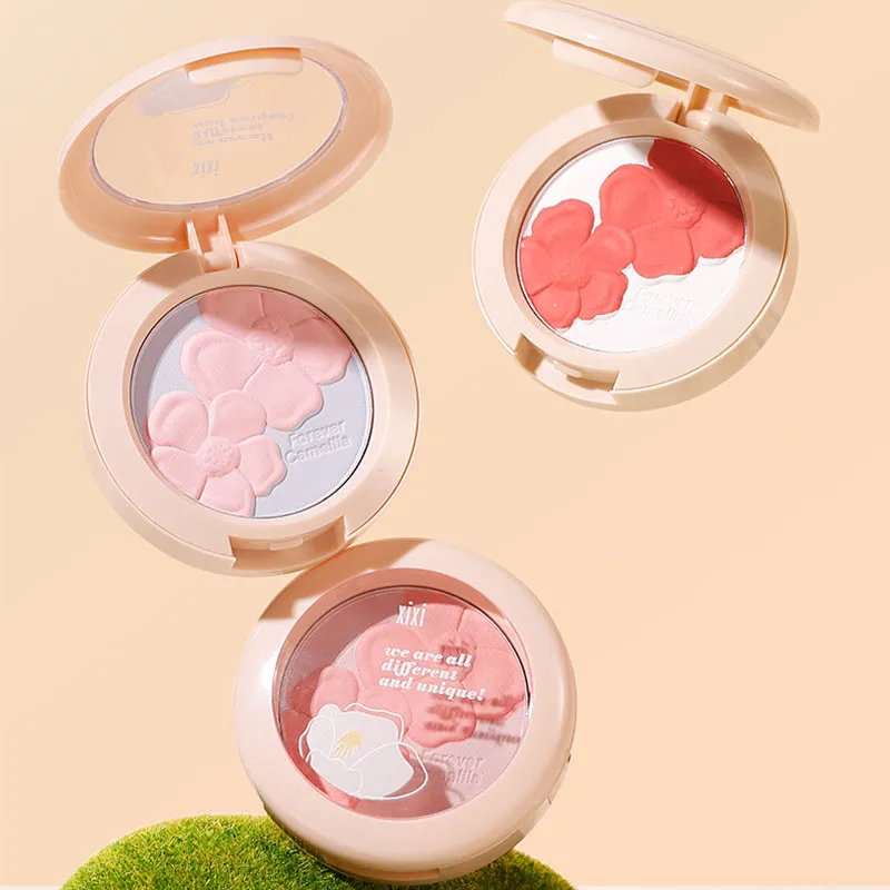 Xixi Dual-tone Embossed Floral Blush